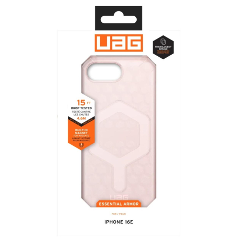 UAG Husa Essential Armor Magsafe iPhone 17e / iPhone 16e Rose [8]