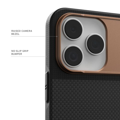 UAG Husa Fibr Armr Magsafe iPhone 17 Pro Max Kevlar Graphite/Bronze [15]