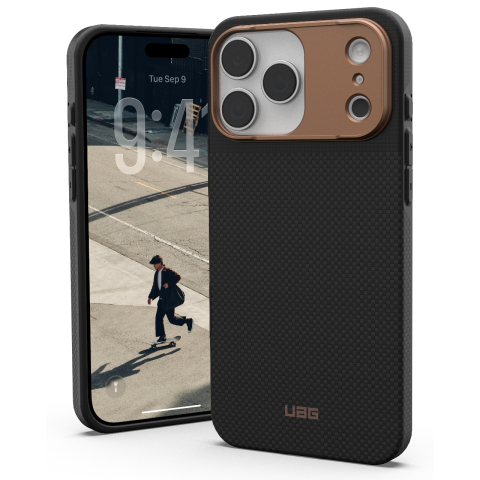 UAG Husa Fibr Armr Magsafe iPhone 17 Pro Max Kevlar Graphite/Bronze [19]
