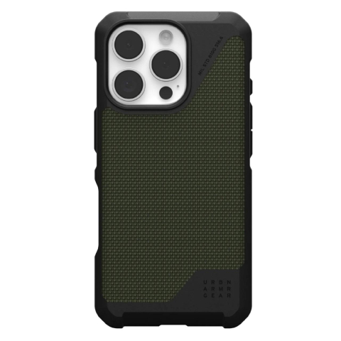 UAG Husa Metropolis LT Magsafe iPhone 16 Pro Max Kevlar Olive [6]