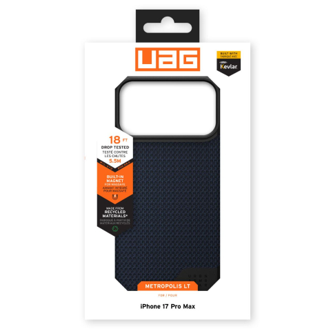 UAG Husa Metropolis LT Magsafe iPhone 17 Pro Max Kevlar Mallard [12]