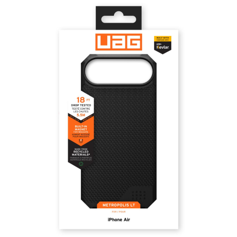 UAG Husa Metropolis LT Magsafe iPhone Air Kevlar Black [19]