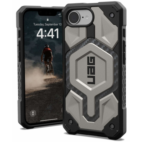 UAG Husa Monarch Pro iPhone 17e / iPhone 16e Titanium [10]