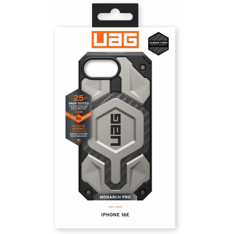 UAG Husa Monarch Pro iPhone 17e / iPhone 16e Titanium [9]