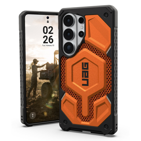 UAG Husa Monarch Pro Magnetic Samsung Galaxy S26 Ultra Kevlar Burnt Orange [20]