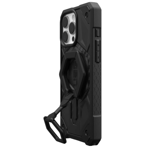 UAG Husa Monarch Pro Magsafe Bundle iPhone 16 Pro Max Carbon Fiber/Black Stand [3]