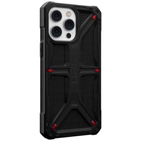 UAG Husa Monarch Series iPhone 14 Pro Max Kevlar Black, military drop tested [4]