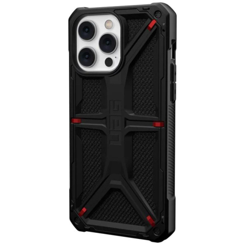 UAG Husa Monarch Series iPhone 14 Pro Max Kevlar Black, military drop tested [1]