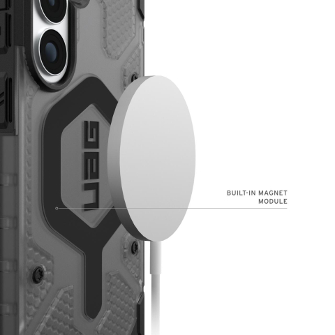 UAG Husa Pathfinder Clear Magnetic Samsung Galaxy S26 Ash/Black [17]
