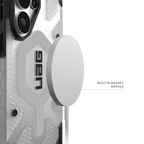UAG Husa Pathfinder Clear Magnetic Samsung Galaxy S26 Ultra Ice Silver [8]