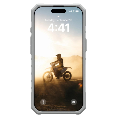UAG Husa Pathfinder Clear MagSafe iPhone 16 Pro Active Neon [3]