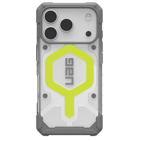 UAG Husa Pathfinder Clear MagSafe iPhone 17 Pro Active Neon Glow [6]