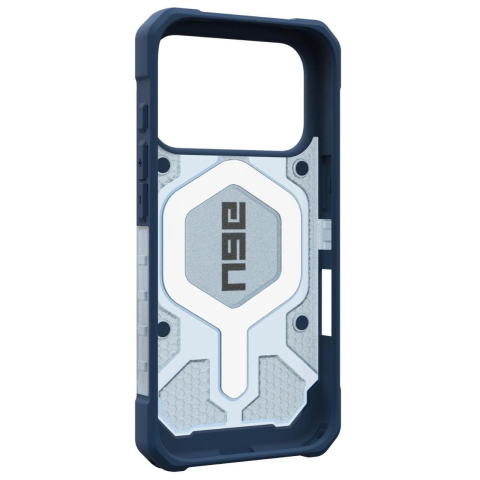 UAG Husa Pathfinder Clear MagSafe iPhone 17 Pro Blues Lanyard [1]