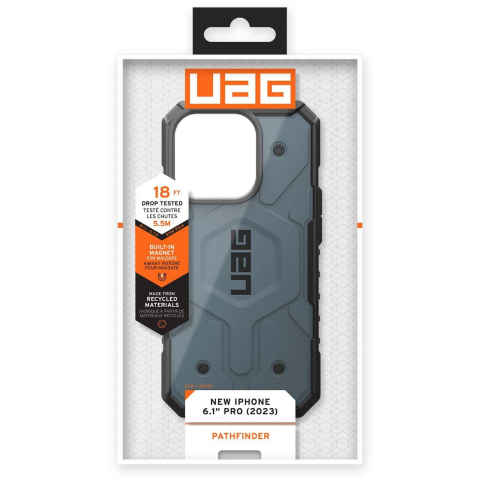 UAG Husa Pathfinder Magsafe iPhone 15 Pro Cloud Blue [7]