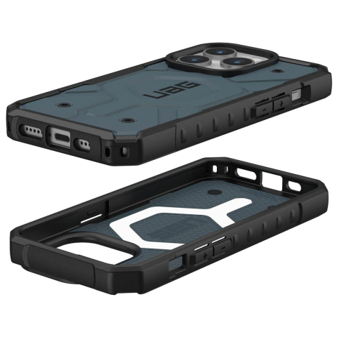 Laptop, Tablete & Telefoane - UAG Husa Pathfinder Magsafe iPhone 15 Pro Cloud Blue