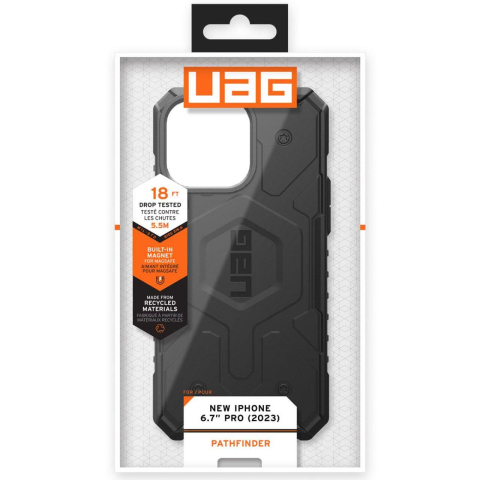 UAG Husa Pathfinder Magsafe iPhone 15 Pro Max Black [7]