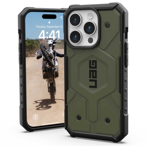 UAG Husa Pathfinder Magsafe iPhone 15 Pro Olive Drab [8]