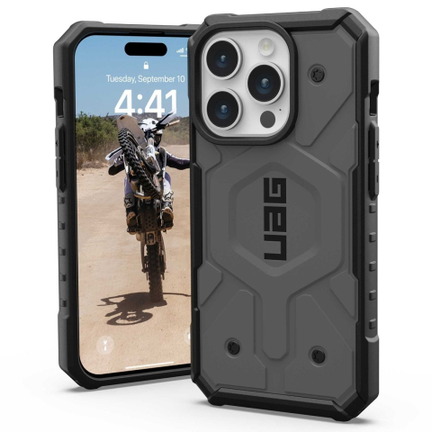 UAG Husa Pathfinder Magsafe iPhone 15 Pro Silver [8]