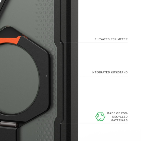 UAG Husa Plasma XTE Magnetic Samsung Galaxy S26 Ultra Black / Orange [6]