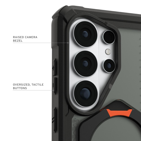 UAG Husa Plasma XTE Magnetic Samsung Galaxy S26 Ultra Black / Orange [4]