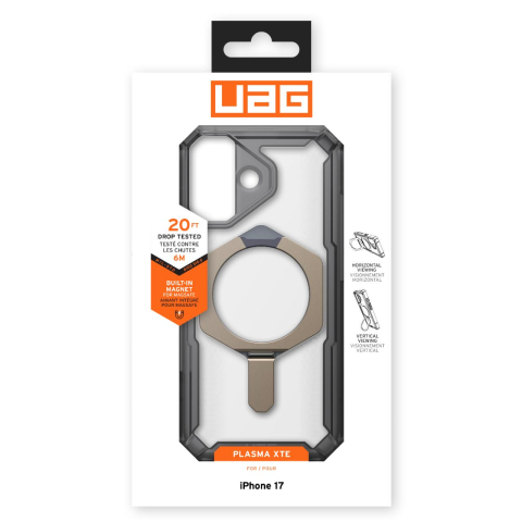 UAG Husa Plasma XTE MagSafe iPhone 17 Ash Titanium [6]