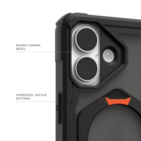UAG Husa Plasma XTE MagSafe iPhone 17 Black/Pop Orange [3]