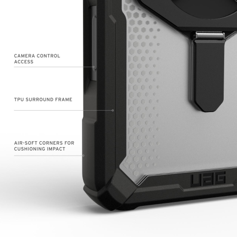 UAG Husa Plasma XTE MagSafe iPhone 17 Pro Black Clear [15]