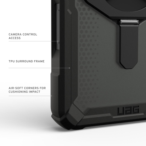 UAG Husa Plasma XTE MagSafe iPhone 17 Pro Max Black/Pop Orange [15]