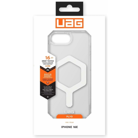 UAG Husa Plyo Magsafe  iPhone 17e / iPhone 16e Ice White [9]