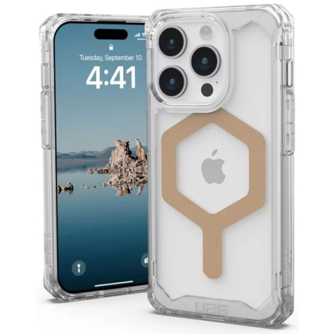 UAG Husa Plyo MagSafe Series iPhone 15 Pro Ice Gold [12]