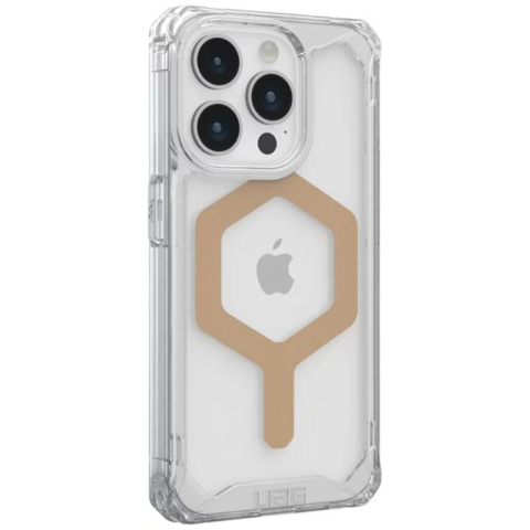 UAG Husa Plyo MagSafe Series iPhone 15 Pro Ice Gold [2]