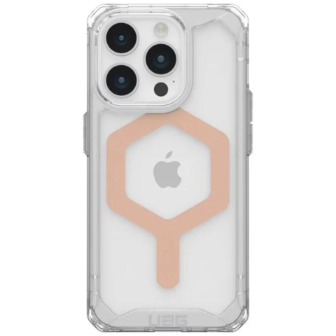 UAG Husa Plyo MagSafe Series iPhone 15 Pro Ice Rose Gold [1]