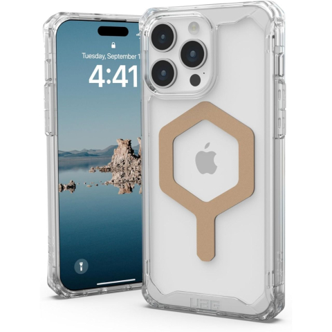 UAG Husa Plyo MagSafe Series iPhone 15 Pro Max Ice Gold [8]
