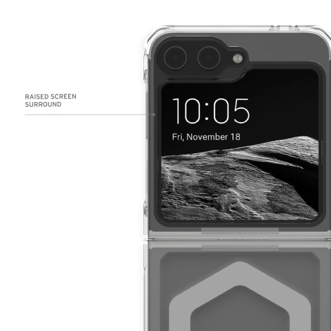 UAG Husa Plyo Pro Magsafe Samsung Galaxy Z Flip6 Ice Silver [1]