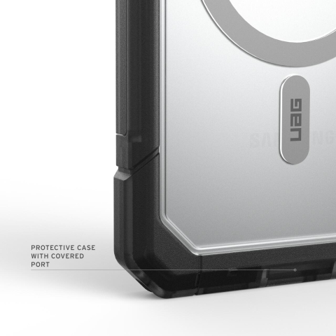 UAG Husa Trooper Magnetic Samsung Galaxy S26 Plus Clear/Ash (2 parti: spate + protectie margini) [18]