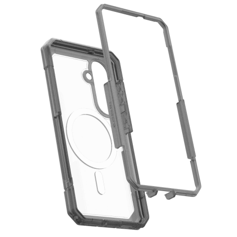 UAG Husa Trooper Magnetic Samsung Galaxy S26 Plus Clear/Ash (2 parti: spate + protectie margini) [16]