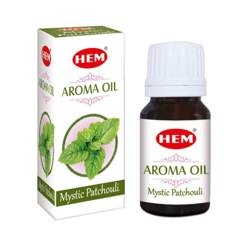 Casă, gradină și bricolaj - Ulei aromaterapie HEM Mystic Patchouli, sticla cu picurator, ulei esential paciuli, 10ml