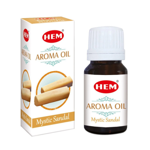 Casă, gradină și bricolaj - Ulei aromaterapie HEM Mystic Sandal, sticla cu picurator, ulei esential sandal, 10ml
