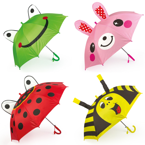 Jucării și Jocuri pentru copii - Umbrela de lux cu deschidere automata si fluier, ø 75 cm (12 buc/display), copii varsta 2 ani+,6 ani+,8 ani+