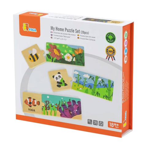 Unde traiesc animalele, puzzle de asociere, copii varsta 2-7 ani [2]