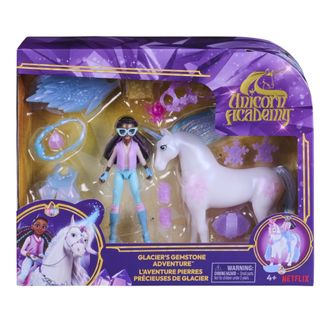 Jucării și Jocuri pentru copii - Unicorn academy set aventura cu pietre pretioase a lui glacier copii varsta 4 ani - 8 ani