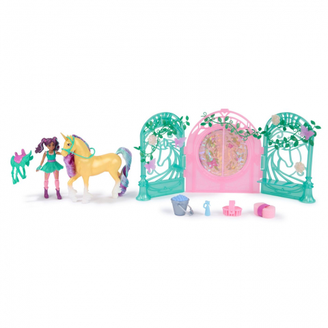 Unicorn academy set papusa ava si unicornul leaf cu accesorii [4]