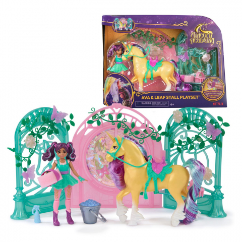 Unicorn academy set papusa ava si unicornul leaf cu accesorii [3]