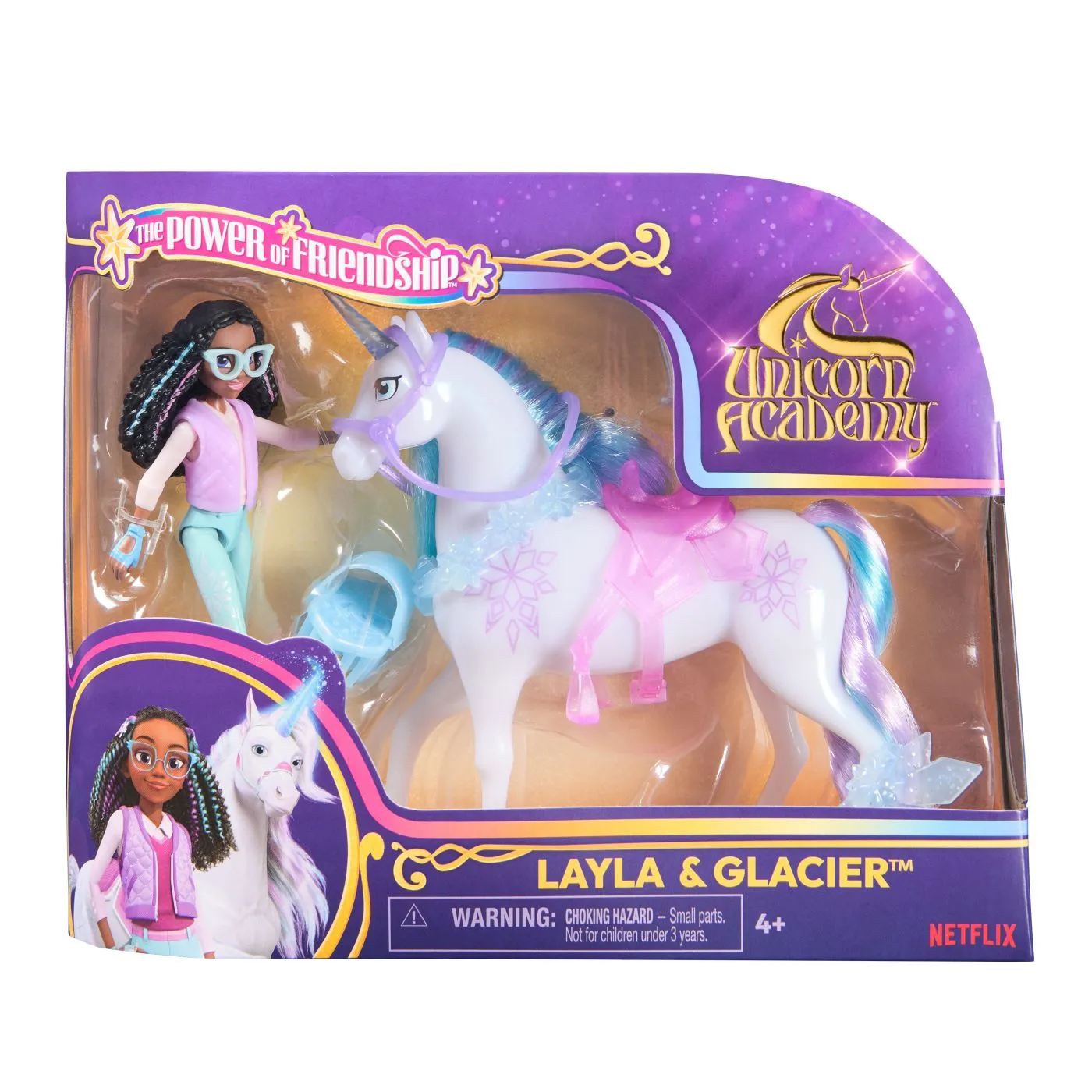 Jucării și Jocuri pentru copii -  unicorn academy set papusa layla si unicornul glacier, copii varsta 4 ani pana la 8 ani