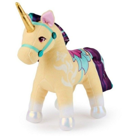 Jucarii de Plus - Unicorn academy unicorn leaf de plus 17cm copii varsta 3 ani - 12 ani