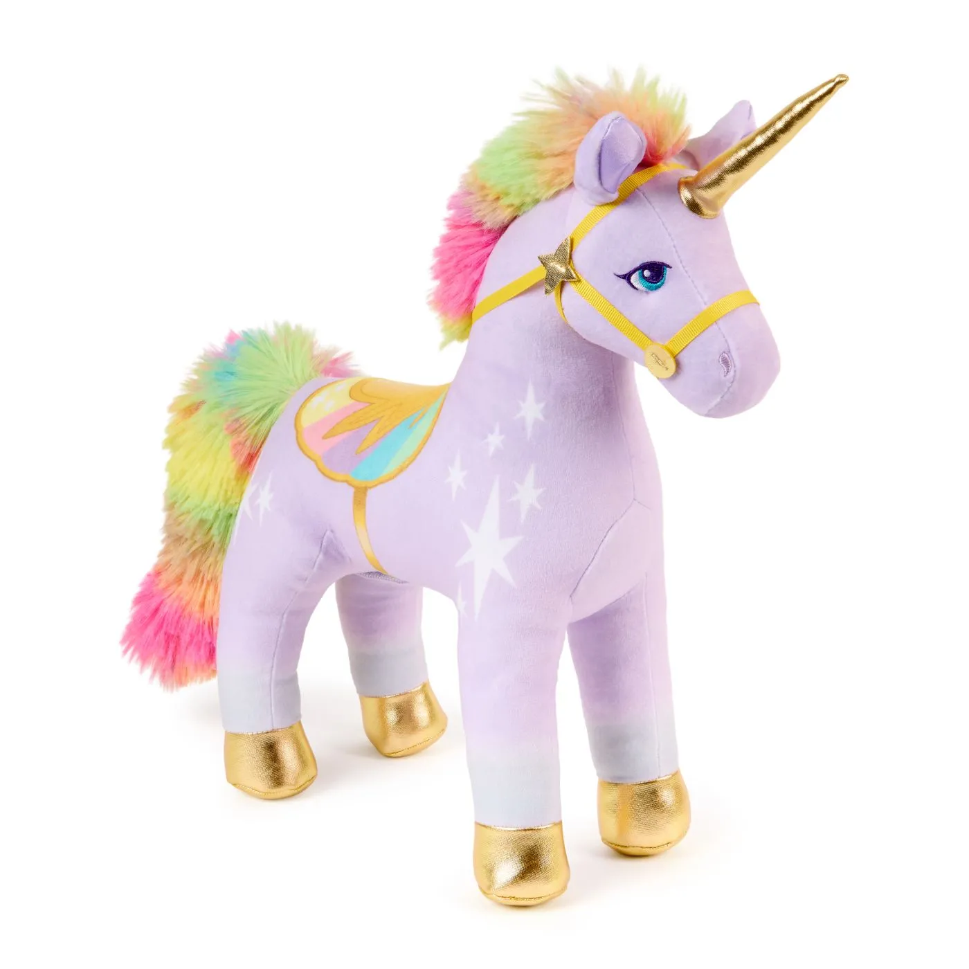 Unicorn academy unicornul wildstar de plus luminos 38cm, copii varsta 1 an pana la 5 ani [1]