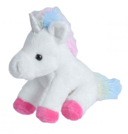 Jucării și Jocuri pentru copii - Unicorn Alb - Jucarie Plus Wild Republic 13 cm