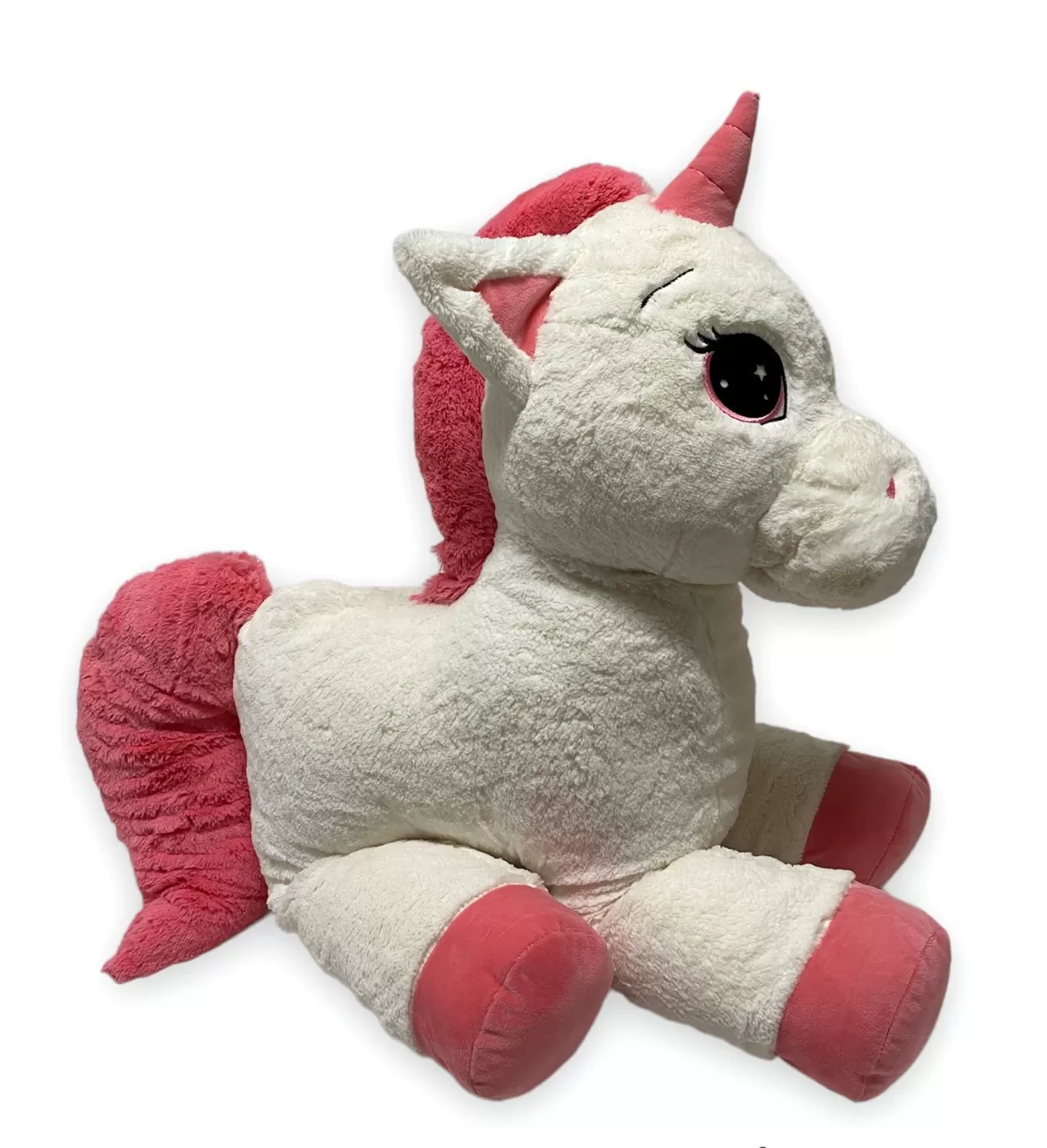 Unicorn de plus 80cm roz, varsta de la 0 luni la +15 ani [2]