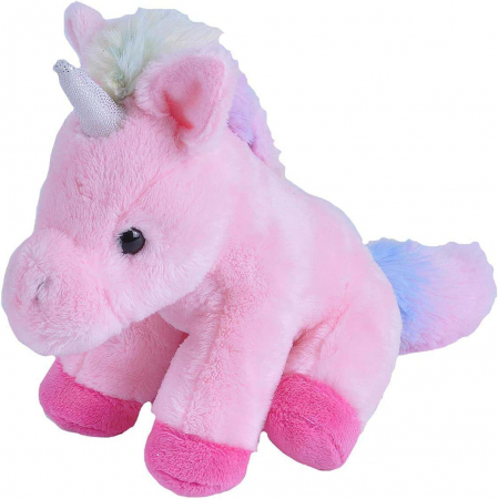 Jucării și Jocuri pentru copii - Unicorn Roz - Jucarie Plus Wild Republic 13 cm