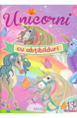 Cărți Educative, Activități - Unicorni cu abtibilduri